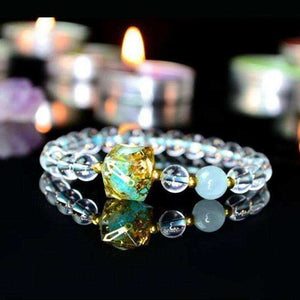 Eliminate Negative Energy Awakening Orgonite Reiki Crystal Bracelet For Women