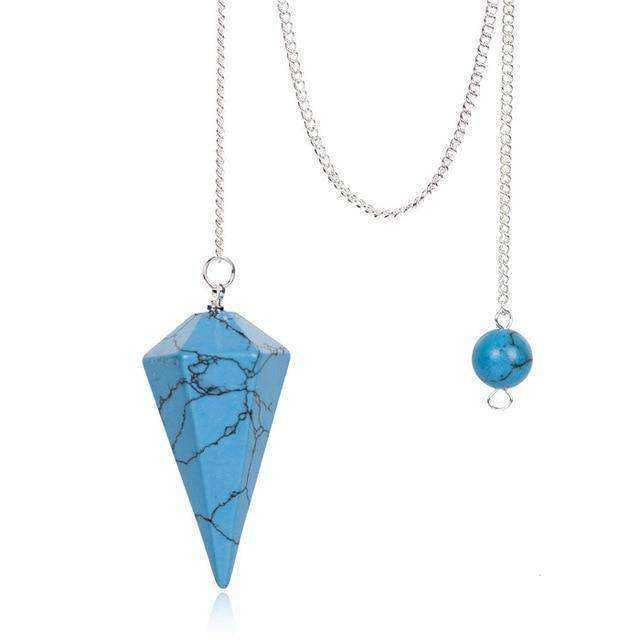 9 Natural Awakening Raw Quartz Crystal Pendulum