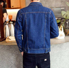 DIMUSI Spring Autumn Aesthetic Mens Denim Jacket Fashion Bomber Thin Ripped Denim Jacket Male Cowboy Jeans