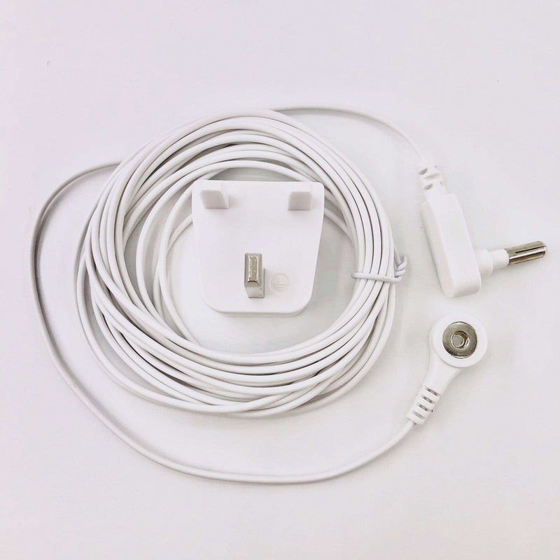 Earthing Socket plug with grounding cord for Earthing sheet /  pillow case / earthing mat