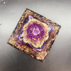 Wisdom Sacred Geometry Awakening Orgone Crystal Pyramid