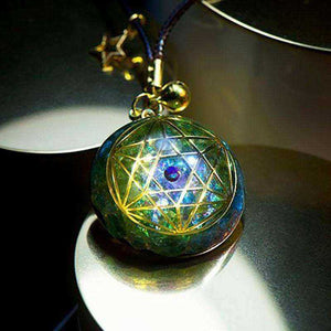 Life Source Orgone Energy Awakening Orgonite Crystal Necklace