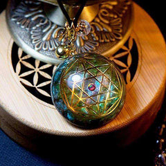 Life Source Orgone Energy Awakening Orgonite Crystal Necklace