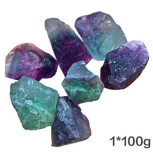 100g Natural Fluorite Quartz Crystals