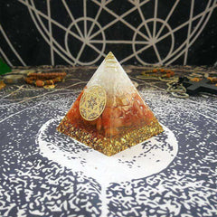 Increase Willpower Awakening Crystal Orgonite Pyramid