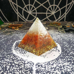 Increase Willpower Awakening Crystal Orgonite Pyramid