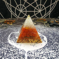 Increase Willpower Awakening Crystal Orgonite Pyramid