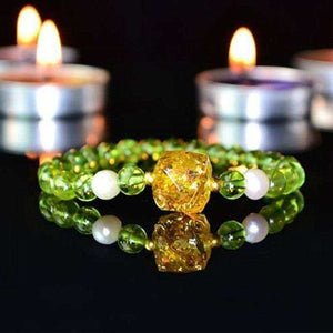 Natural Crystal Energy Awakening Orgonite Reiki Bracelet For Women