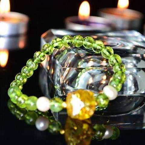 Image of Natural Crystal Energy Awakening Orgonite Reiki Bracelet For Women