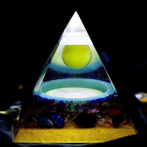Image of Luminous Awakening Orgonite Pyramid