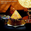 Reiki Healing Awakening Crystal Orgonite Pyramid (8.5cm)