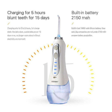 Image of New Cordless Portable Water Floss Aesthetic Oral Irrigator USB Rechargeable