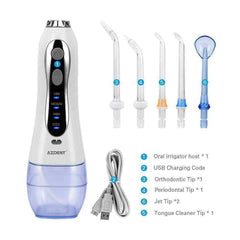 New Cordless Portable Water Floss Aesthetic Oral Irrigator USB Rechargeable