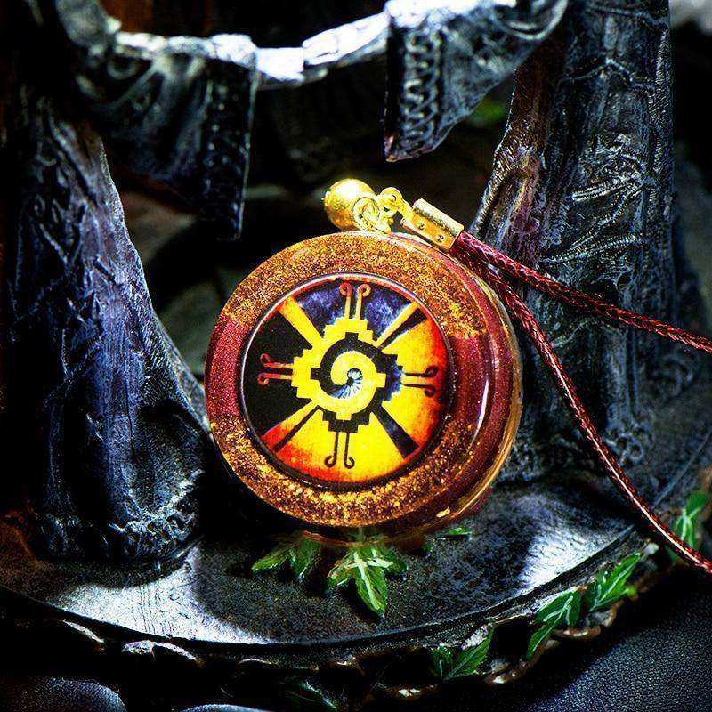 Maya The Galaxy Center Awakening Orgonite Energy Pendant
