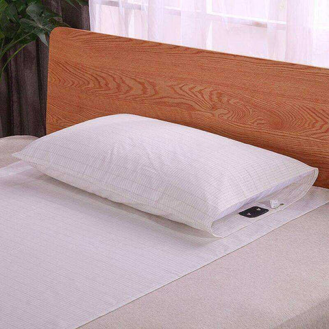 Image of White Earthing Emf Protection Shielding Pillow Case