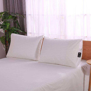 White Earthing Emf Protection Shielding Pillow Case