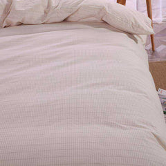 Beige Grounded Earthing Bedding Quilt Duvet Cover Emf Protection