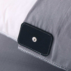 Grey Grounded Earthing Emf Protection Bed Sheet with 2 Pillow Cases