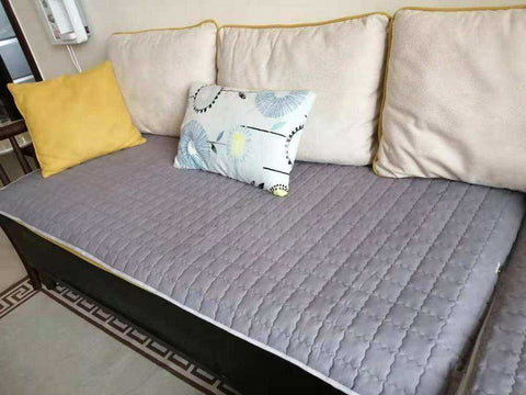 Image of Grounded Earthing Sofa Silver Couch Pad EMF Protection