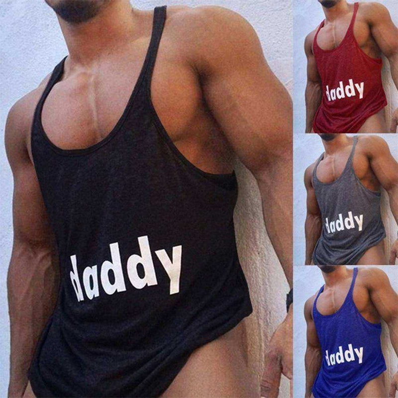 Daddy Aesthetic Stringer Fitness Apparel Men