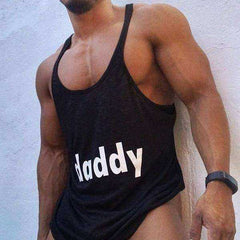 Daddy Aesthetic Stringer Fitness Apparel Men