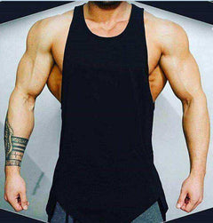 White Aesthetic Fitness Tank Top Casual Solid Sleeveless vest