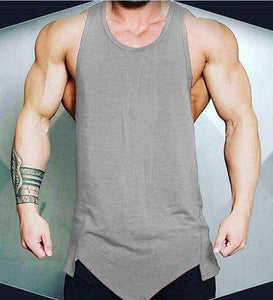 White Aesthetic Fitness Tank Top Casual Solid Sleeveless vest