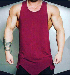 White Aesthetic Fitness Tank Top Casual Solid Sleeveless vest