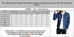 DIMUSI Spring Autumn Aesthetic Mens Denim Jacket Fashion Bomber Thin Ripped Denim Jacket Male Cowboy Jeans