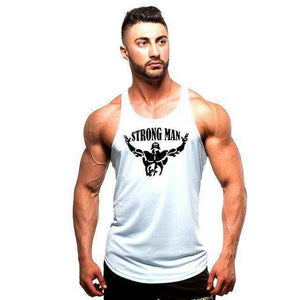 Strong Man Aesthetic Tank Top Bodybuilding Fitness Clothing Men