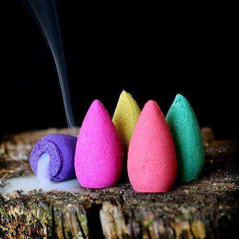 Image of 50Pcs Household Natural Tower Incense Aromatherapy Cones