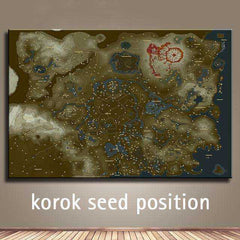 The Legend of Zelda Breath Of The Wild HD Canvas Unframed Kids Poster Decoration Painting