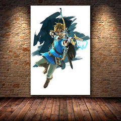 The Legend of Zelda Breath Of The Wild HD Canvas Unframed Kids Poster Decoration Painting