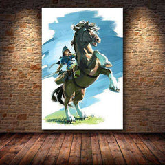 The Legend of Zelda Breath Of The Wild HD Canvas Unframed Kids Poster Decoration Painting