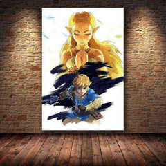 The Legend of Zelda Breath Of The Wild HD Canvas Unframed Kids Poster Decoration Painting