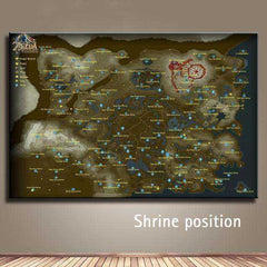 The Legend of Zelda Breath Of The Wild HD Canvas Unframed Kids Poster Decoration Painting