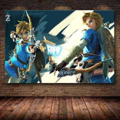 The Legend of Zelda Breath Of The Wild HD Canvas Unframed Kids Poster Decoration Painting