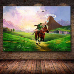 The Legend of Zelda Breath Of The Wild HD Canvas Unframed Kids Poster Decoration Painting