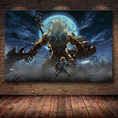 The Legend of Zelda Breath Of The Wild HD Canvas Unframed Kids Poster Decoration Painting