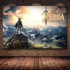 The Legend of Zelda Breath Of The Wild HD Canvas Unframed Kids Poster Decoration Painting