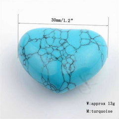 Variety Polished Crystal Heart