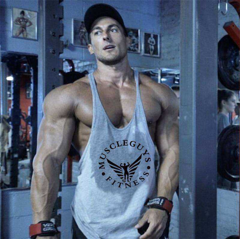 Muscleguys Aesthetic Bodybuilding Stringer Fitness Clothing Men