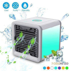 High Quality Portable Mini Air Conditioner Cooler with 7 Color LED