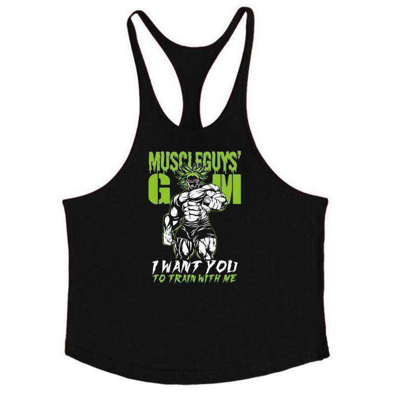 Dragon Ball Z Aesthetic Bodybuilding Stringer
