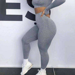 High Waist Seamless Girl Aesthetic Yoga Pants