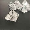 Natural Black Tourmaline quartz healing crystal pyramid