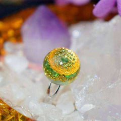 Awakening Orgonite Raw Crystal Ring