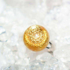 Awakening Orgonite Raw Crystal Ring
