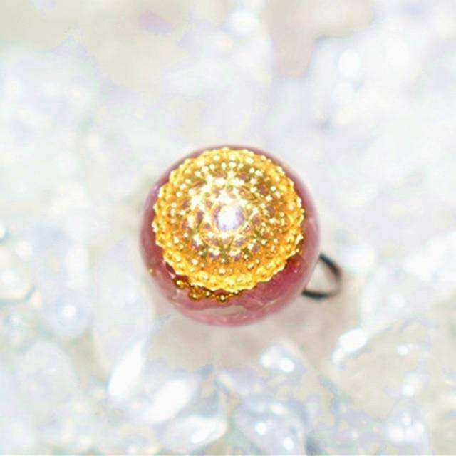 Awakening Orgonite Raw Crystal Ring
