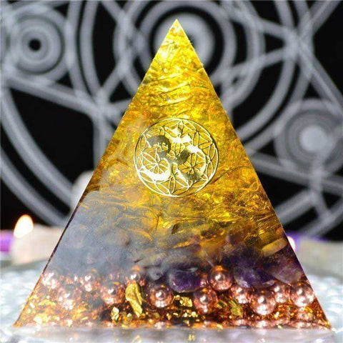 Image of Soothe The Soul Awakening Orgone Crystal Pyramid